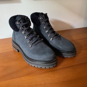 M Gemi Blue Alpi Boots Size 7.5